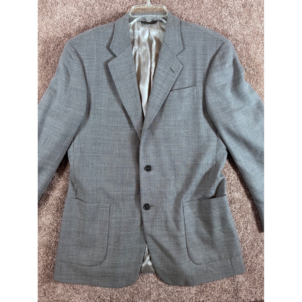 Donna Karan Signature 41R Wool Blend Blazer Jacket Made in Italy Excellent! - Picture 2 of 13